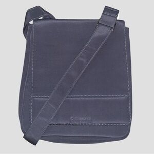 Samsonite Crossbody Travel tablet  Nylon Bag Gray With Pockets And Magnetic Snap